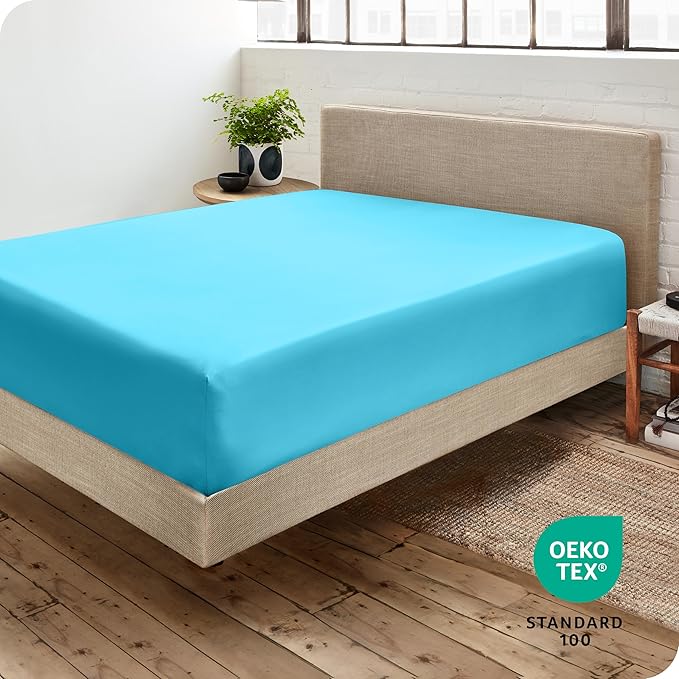 Bare Home Fitted Bottom Sheet Full Size - Image 4