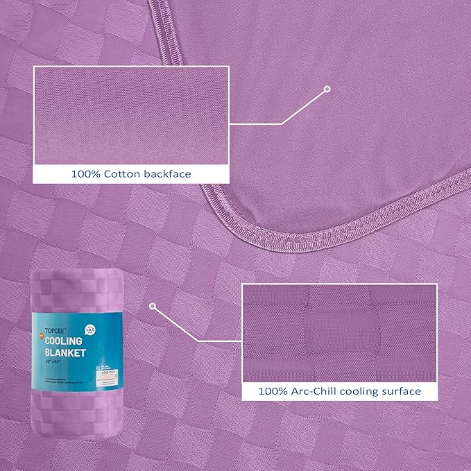 Topcee Cooling Blanket, Summer Cooling Blankets - Image 5