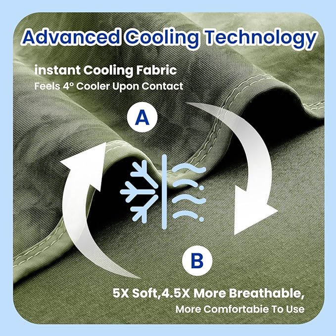 Topcee Cooling Throw Blanket for Hot Sleepers, Arc-Chill Q-Max >0.5 Cool Fiber - Image 5