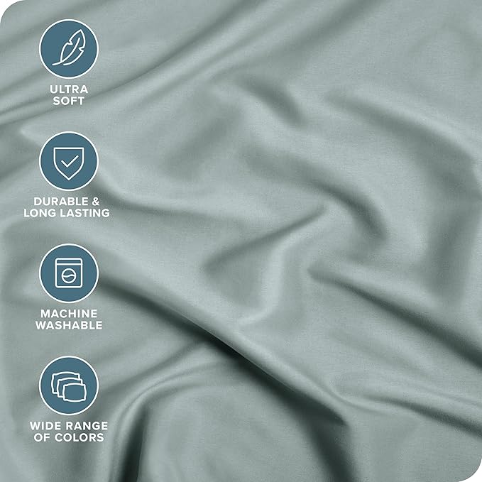 Bare Home Fitted Bottom Sheet Full Size - Image 2