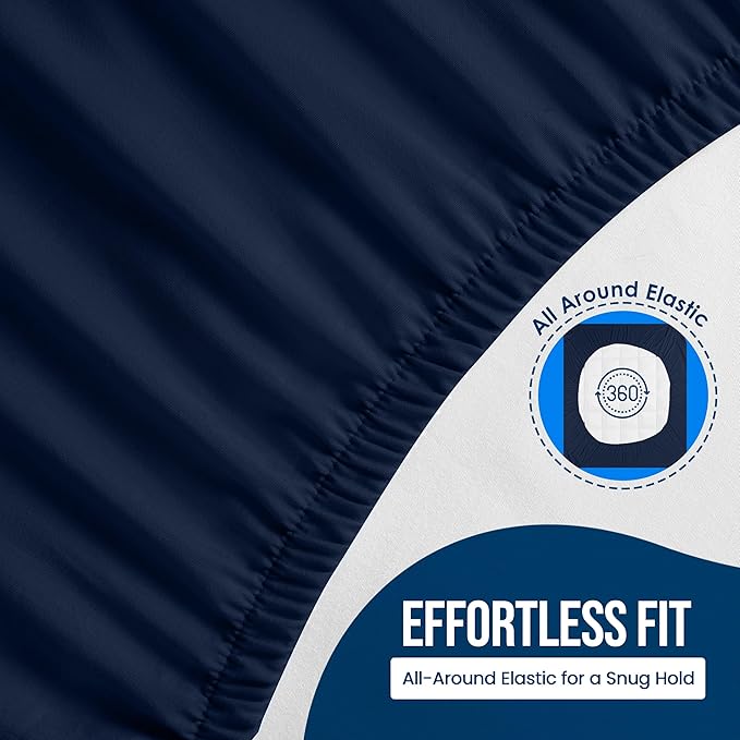 Full Size Mattress Protector Waterproof, Premium 200 GSM Terry Mattress Cover - Image 4
