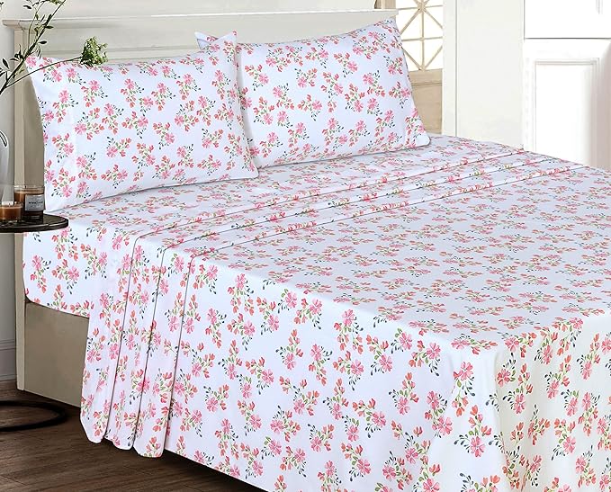 RUVANTI 100% Cotton Sheets – Twin XL Size Percale Bedding, Cooling & Breathable - Image 2