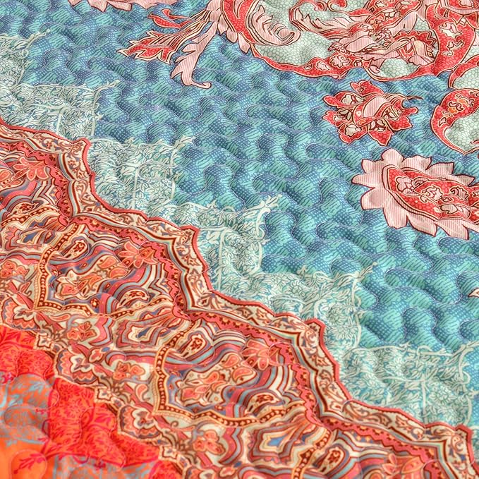 Exclusivo Mezcla 50"x 60" Quilted Throw Blanket- Microfiber Quilt Throw - Image 5