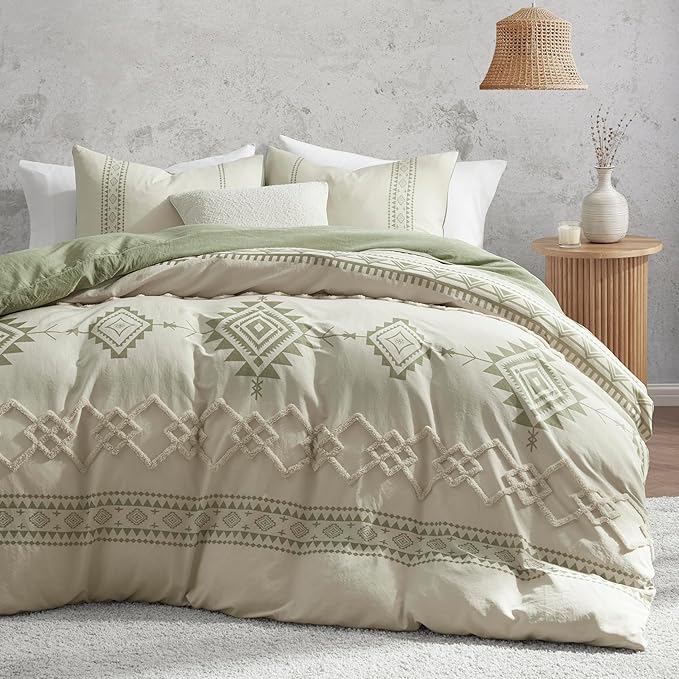 Oli Anderson Boho Duvet Cover Set Queen Size, Durable and Super Soft Duvet by OliAnderson