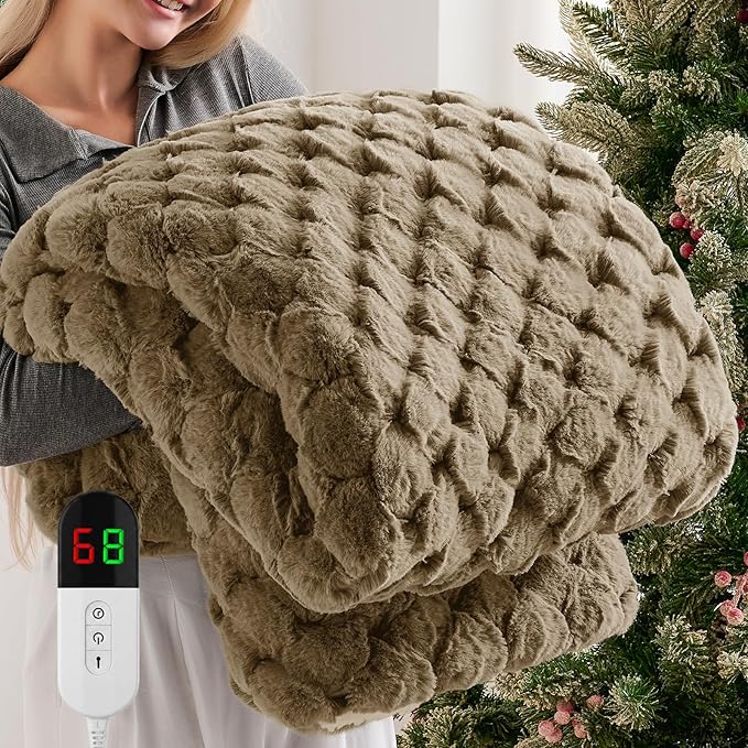 Homemate Electric Heated Throw Blanket by Homemate