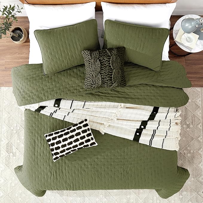 California Cal King Size Cloud Quilt Bedding Sets - Image 2