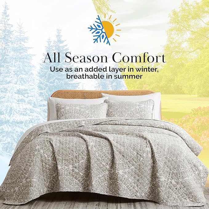 Southshore Fine Living, Inc. Ashanti Collection Oversized Queen Quilt Bedding - Image 9