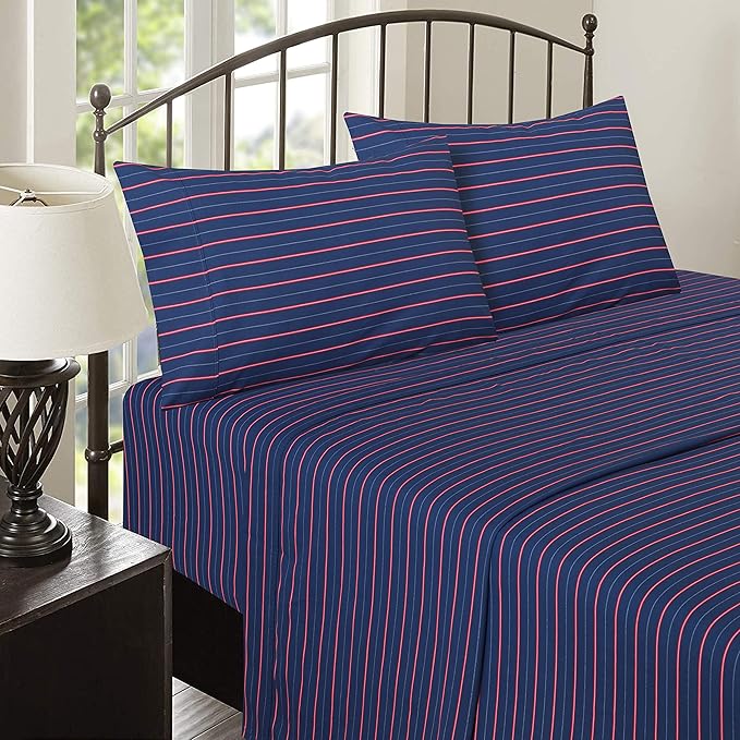 RUVANTI 100% Cotton Sheets – Twin Size Percale Bedding, Cooling & Breathable - Image 9