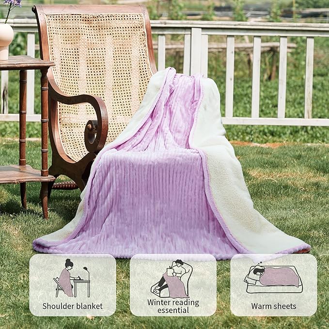 Texciting Heated Blanket Electric Blanket Throw 50”X60”-Heating Throw - Image 4