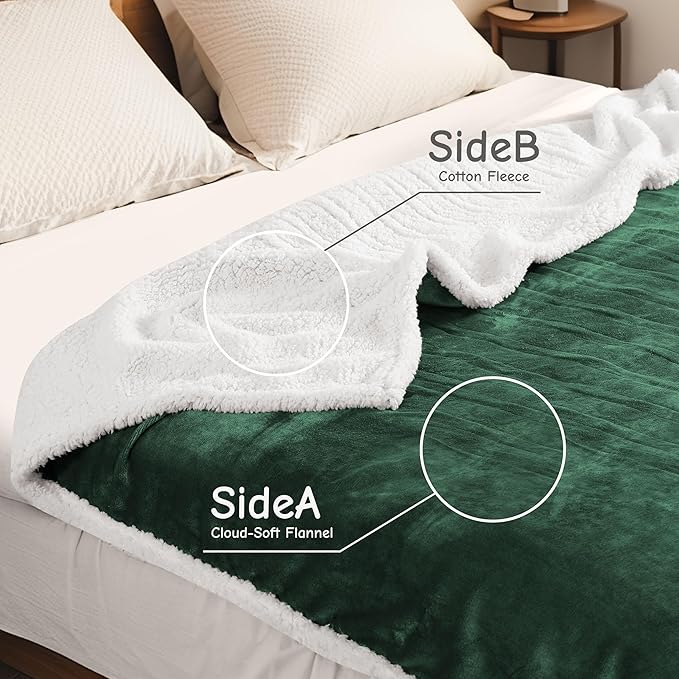 Electric Heated Blanket Full Size 72"x84", Soft Flannel - Image 2