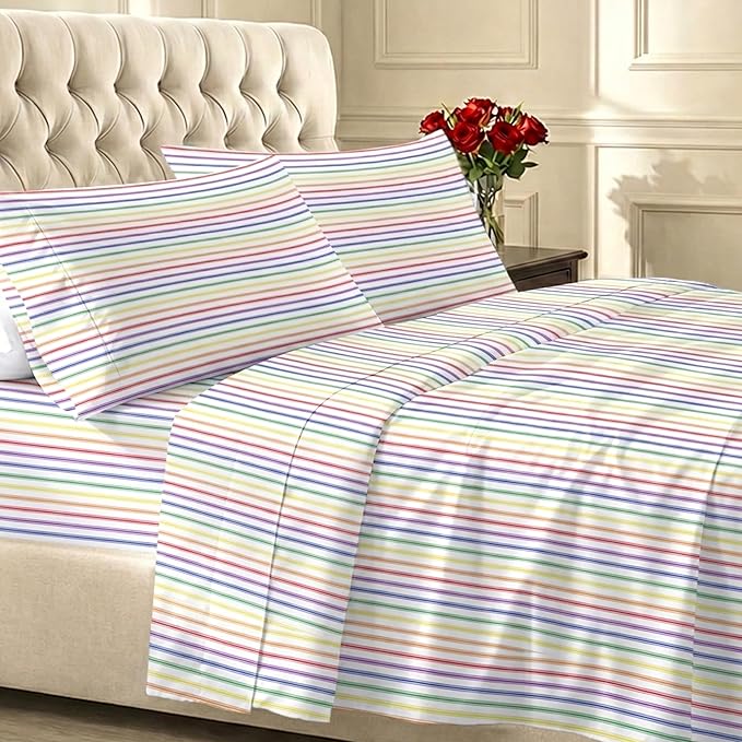 California Design Den Soft Twin Size 100% Cotton Sheet Sets, 400 Thread Count by CaliforniaDesignDen