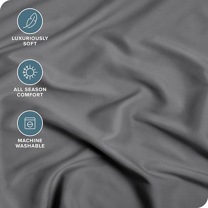 Bare Home Fitted Bottom Sheet Twin Extra Long - Image 2
