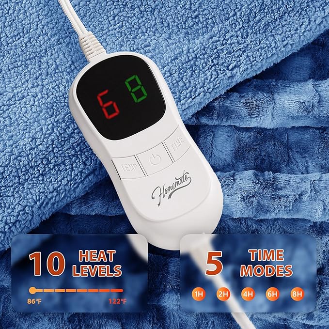 Homemate Heated Blanket Electric Throw - Image 3