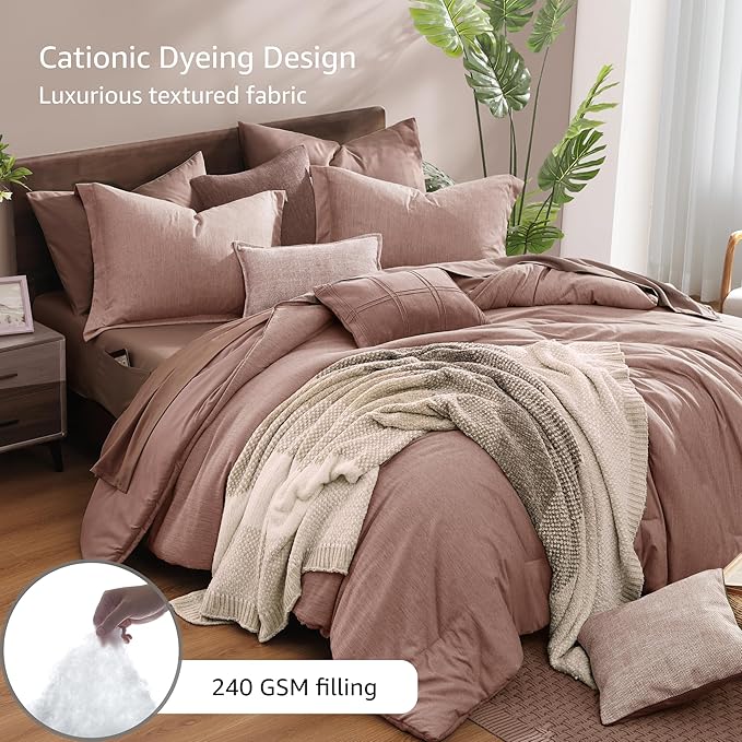 Monbix Queen Comforter Set - Image 3