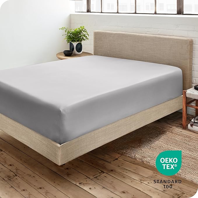Bare Home Fitted Bottom Sheet Split Head Flex King Size - Image 5