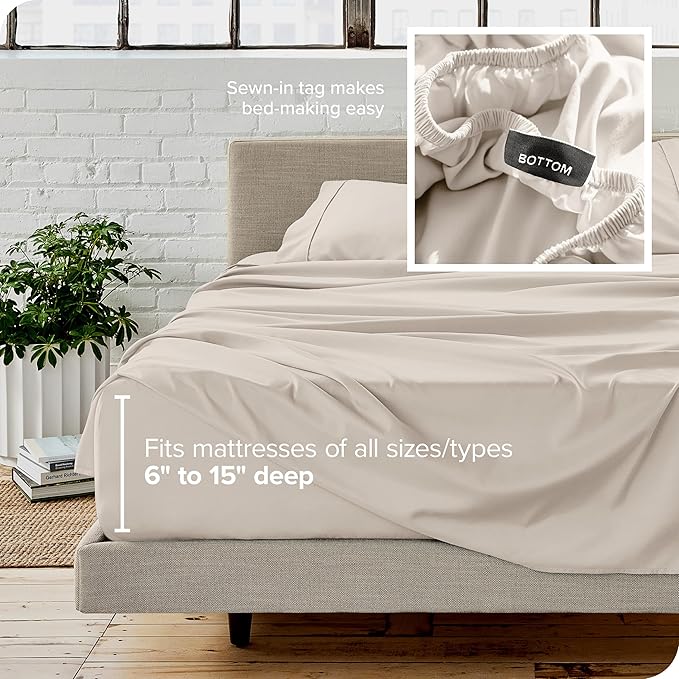 Bare Home Queen Sheet Set - Image 5