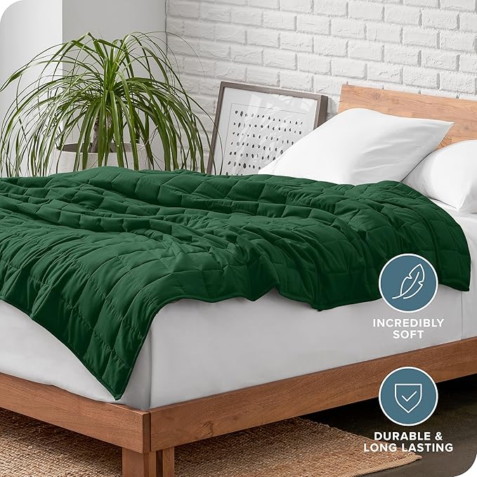 Bare Home Weighted Blanket All-Natural 100% Cotton - Image 5