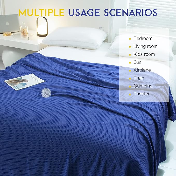 AmyHomie Cooling Blanket King Size, 100% Rayon Derived from Bamboo, Cool Summer - Image 5