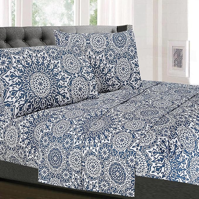 Queen Size Bed Sheets by SweetHomeCollection