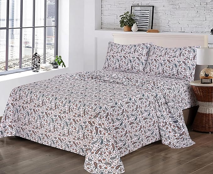 RUVANTI 100% Cotton Sheets – California King Percale Bedding, Cooling & - Image 8