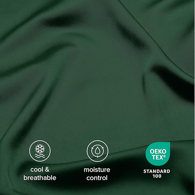 Bare Home 100% Rayon Made from Bamboo Luxury Queen Size Set of 2 Cooling - Image 4