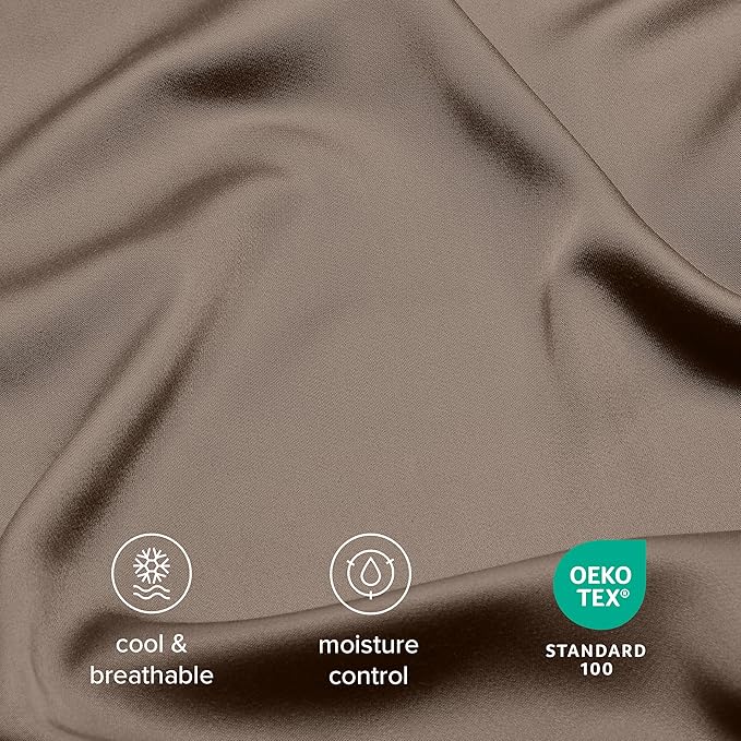 Bare Home 100% Rayon Made from Bamboo Luxury Body Size Cooling Pillowcase - Image 6