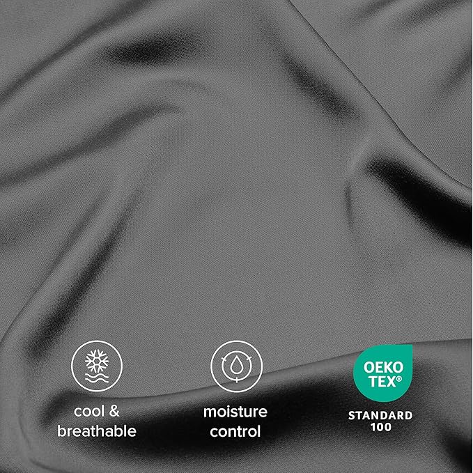 Bare Home 100% Rayon Made from Bamboo Luxury King Size Set of 2 Cooling - Image 4