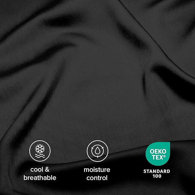 Bare Home 100% Rayon Made from Bamboo Luxury Body Size Cooling Pillowcase - Image 6